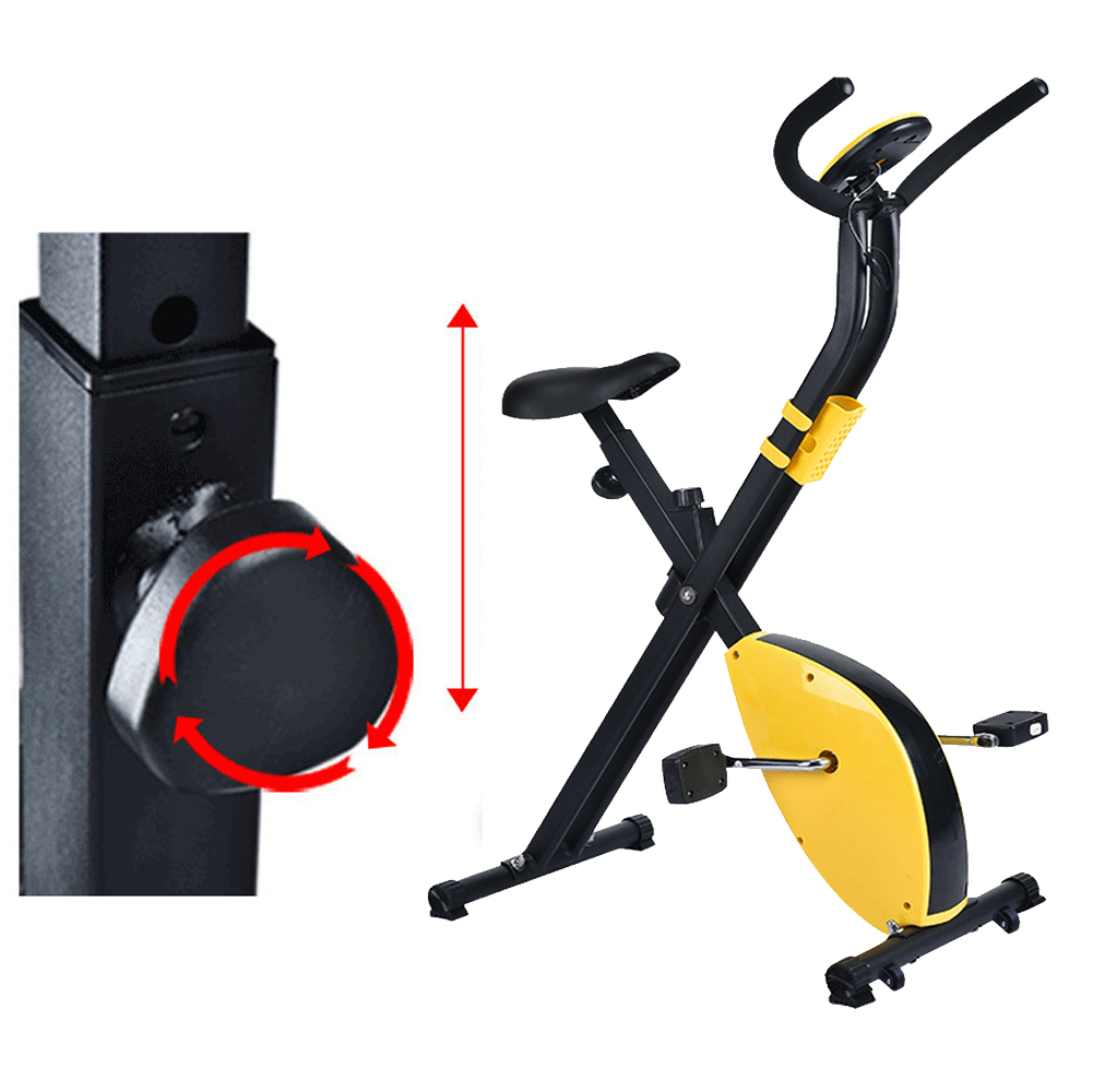 Indoor Fitness Fahrrad LCD Heimtrainer Trimmrad